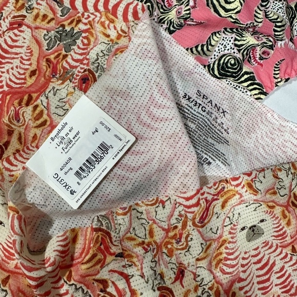 NWT $40 Spanx [ PLUS 3X ] Breathable Under Statements‎ Thong in Dog & Zebra - Picture 8 of 16